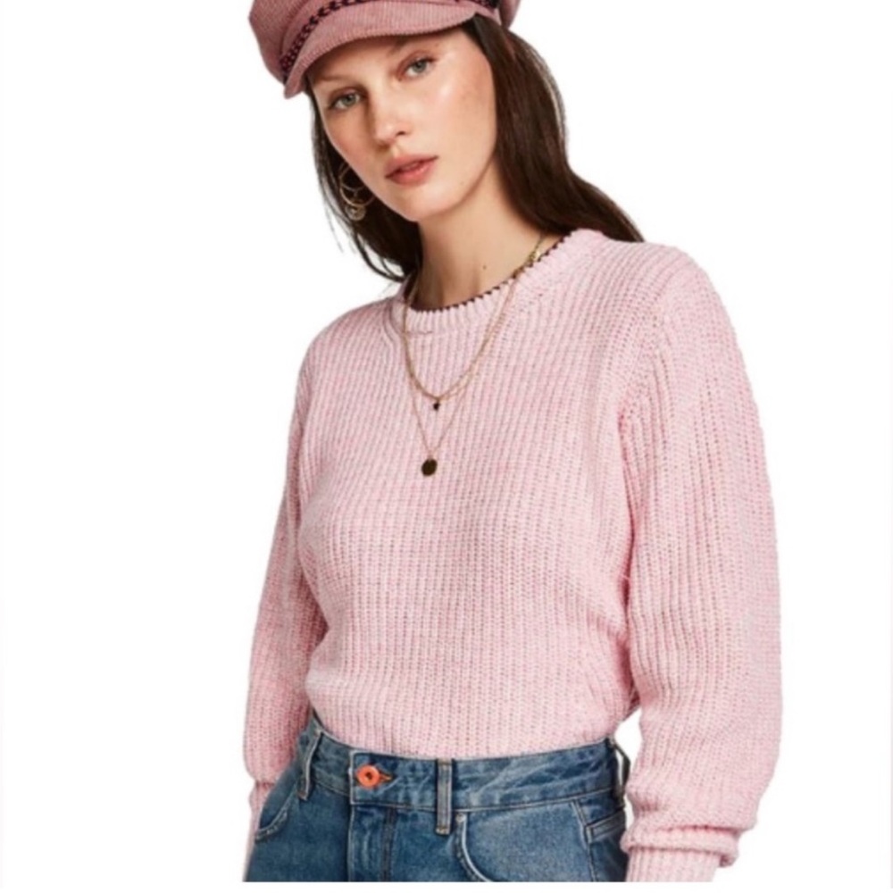 SCOTCH AND SODA PINK KNIT SWEATER